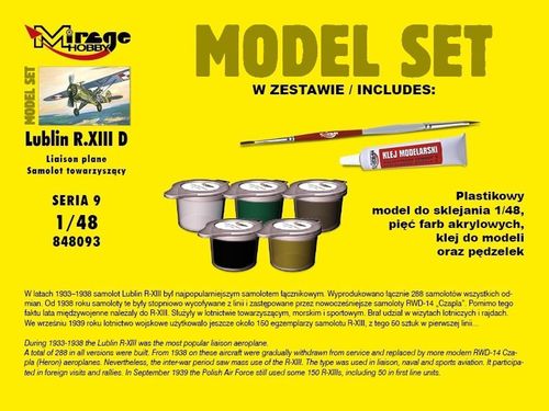Mirage Lublin R.XIII D model set na Arena.pl