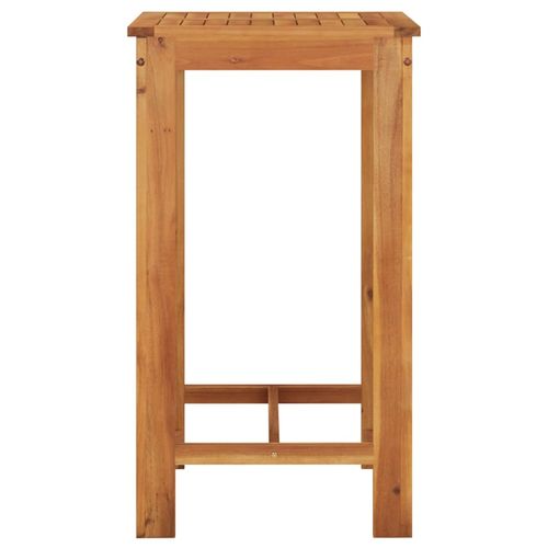 3-cz. zestaw mebli barowych do ogrodu, brąz, akacja i rattan PE na Arena.pl