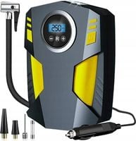 KOMPRESOR SAMOCHODOWY Pompka Sprężarka 12V rowerowy LED LCD 120W 30L/min