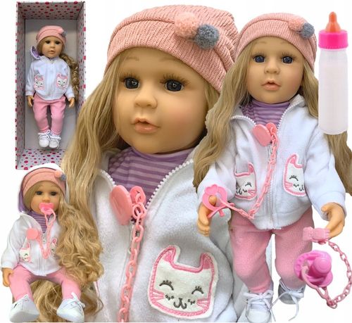 DUŻA LALKA JAK ŻYWA mówi i śpiewa INTERAKTYWNA ANATOMICZNA+GRATIS na Arena.pl