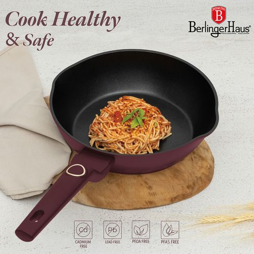 głęboka patelnia tytanowa 28cm berlinger haus bh-8031 leonardo na Arena.pl