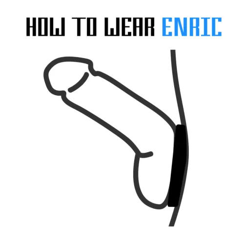 rooster enric silikonowy pierścień intymny minimalistyczny czarny 4,6 cm na Arena.pl