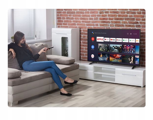 TELEWIZOR METZ 32 CALE 32MTC6100Z SMART ANDROID TV DVB T T2 HEVC WIFI zdjęcie 2