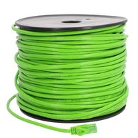 Patchcord kabel sieciowy skrętka komputerowa UTP kat. 5e 100m ZIELONY