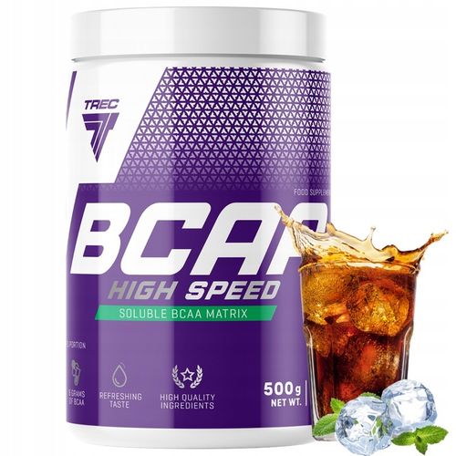 TREC BCAA HIGH SPEED 500g AMINOKWASY XPLODE COLA na Arena.pl
