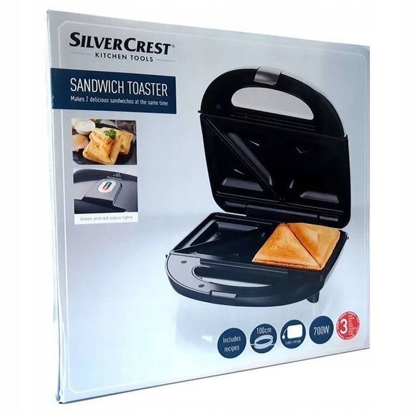 Opiekacz SilverCrest SSWM 700 B1 czarny 700 W zdjęcie 5