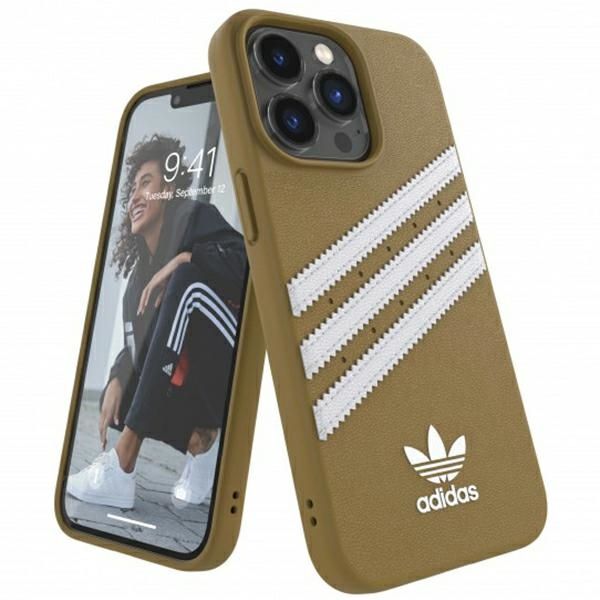 Etui Adidas do iPhone 13 Pro Max, Beżowy zdjęcie 1
