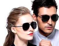 LUSTRZANKI OKULARY AVIATOR PILOTKI LUSTRA BLACK O11_Czarny