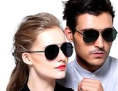 LUSTRZANKI OKULARY AVIATOR PILOTKI LUSTRA BLACK O11_Czarny