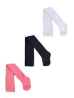 Rajstopy dziewczęce bawełniane gładkie 3PAK 80-86 YOCLUB