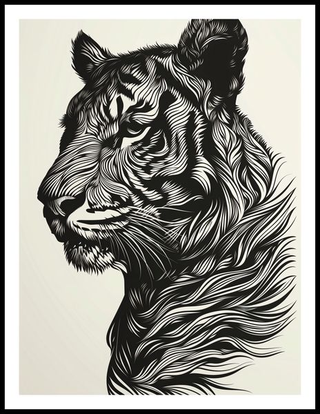 Plakat 60x80cm Tygrysi Gwizd zdjęcie 3