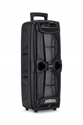 MOCNA KOLUMNA GŁOŚNIKOWA 600W PRZENOŚNA BLUETOOTH USB SD + MIKROFON na Arena.pl