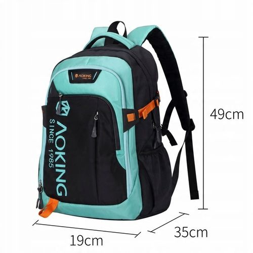 wszechstronny plecak miejski 27L zielony AOKING - idealny na codzienne na Arena.pl