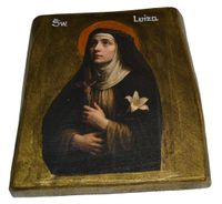 Ikona Święta Luiza patronka służby społecznej, wdów, sierot