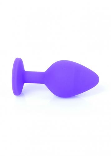 plug jewellery purple silicon plug medium  red diamond na Arena.pl