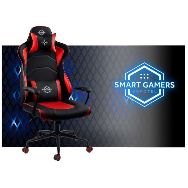 Fotel gamingowy Sofotel Katarina - czerwony - 2590 zdjęcie 12