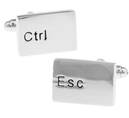 Spinki do mankietów CTRL + ESC IT informatyk ślub na Arena.pl