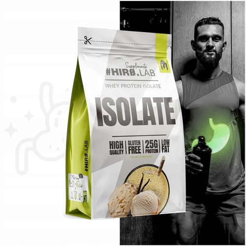 Izolat Białka BIAŁKO 700 g wpi Whey Protein Isolate wanilia ISO Hiro na Arena.pl