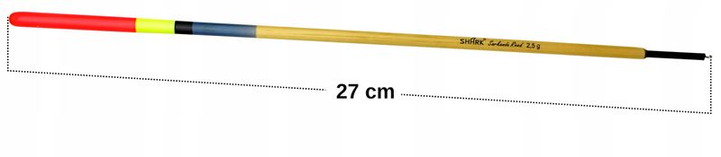 Spławik Przelotowy z BALSY SHARK Perfekt Hunter 2,5 g 27 cm zdjęcie 2