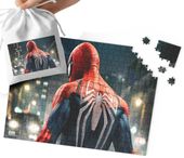 PUZZLE - SPIDER MAN WZORY Z BAJEK I GIER PREZENT DLA DZIECI 120el +WORECZEK