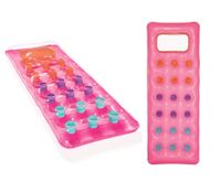 Materac dmuchany do pływania z okienkiem Fashion różowy Bestway 43040