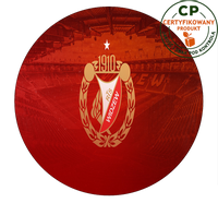 Opłatek na tort Widzew Łódź