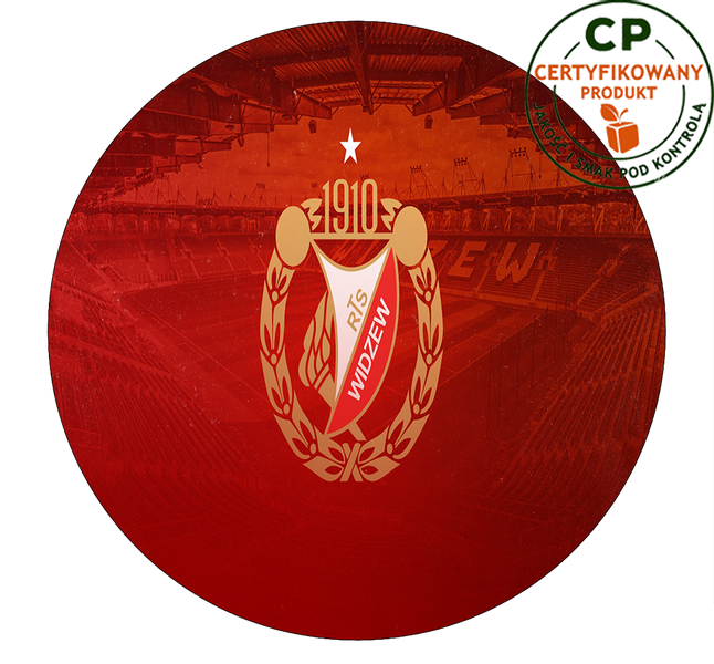 Opłatek na tort Widzew Łódź zdjęcie 1