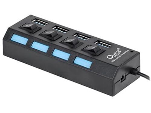 Hub USB 3.0 4-portowy Quer Pro KOM0940 na Arena.pl