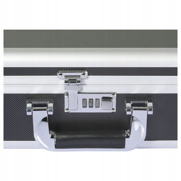 Walizka narzędziowa ALUMINIUM wkład piankowy ZAMEK szyfrowy 275x135x335 mm zdjęcie 4