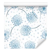 Tapeta do jadalni kwiaty dmuchawiec rośliny natura