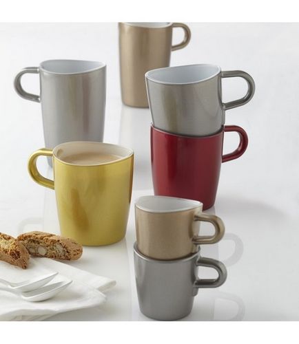 Kubek do latte macchiato szary Loop Leonardo na Arena.pl