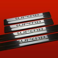 Listwa progowa SKODA SUPERB MK1 Stal nierdzewna 304 połysk 4szt