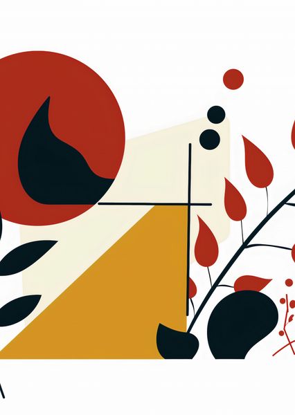 Plakat 64x90cm Ogień i Flora zdjęcie 1