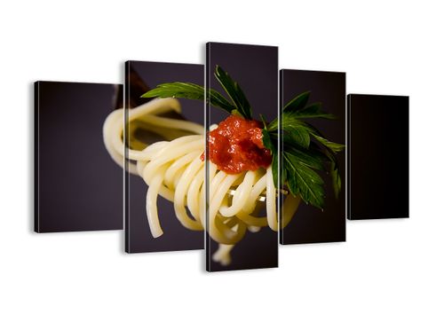 Obraz Na Płótnie - Spaghetti Sos  - 150X100 Cm - Ea150X100-1307 na Arena.pl