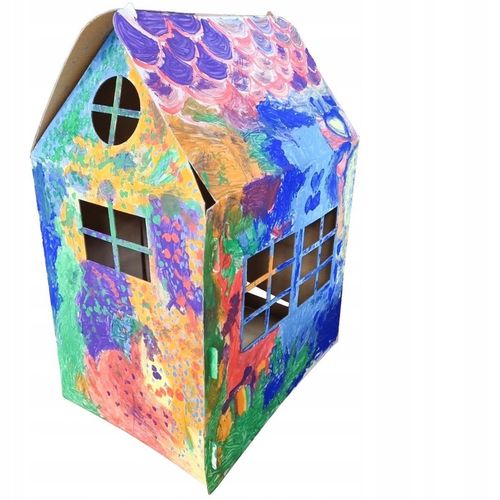 Domek dla dzieci z tektury na Arena.pl