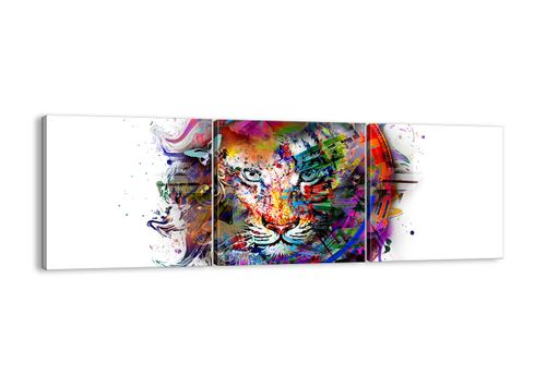 Obraz Na Płótnie - Tygrys Rysunek - 90X30 Cm - Ca90X30-2830 na Arena.pl