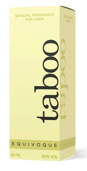 PERFUMY Z FEROMONAMI DLA PAR TABOO EQUIVOQUE 50ML zdjęcie 3