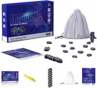 MAGNETYCZNA GRA KAMIENIE MAGNETYCZNE GRA EDUKACYJNE ZESTAW 40 SZT.