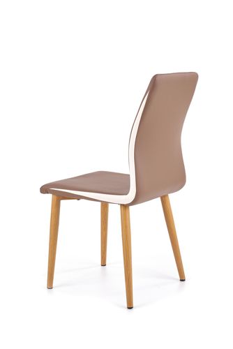 K264 KRZESŁO BRĄZOWO / BIAŁY na Arena.pl