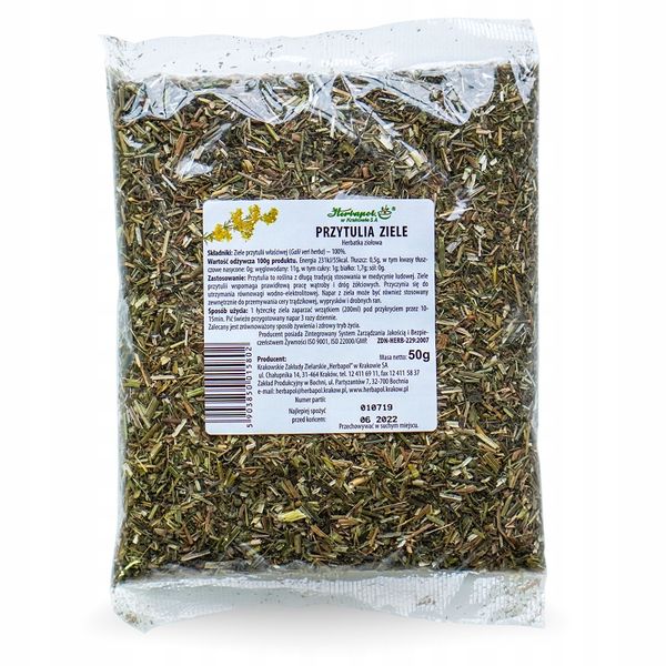 Przytulia ziele Herbapol Kraków 50g zdjęcie 1