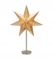 Dekoracja gwiazda stojąca Saturnus 705545 złota