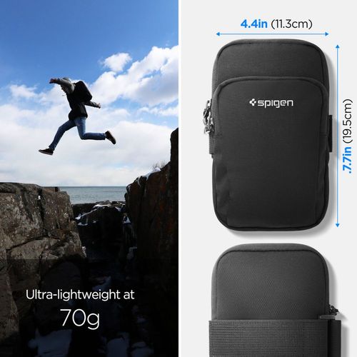 SPIGEN A702 DYNAMIC SHIELD ARMBAND BLACK na Arena.pl