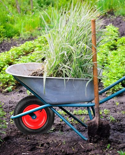 KOŁO KÓŁKO DO TACZKI TACZEK POMPOWANE Z OSIĄ MOCNE Z DĘTKĄ 4.00-8 2PR na Arena.pl
