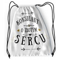 Plecak Sportowy Szkolny Dla Konsultanta Worek Z Nadrukiem Ze Zdjęciem