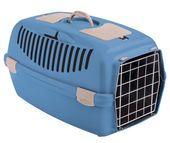 Transporter dla psa kota Stefanplast Gulliver 2 metalowe drzwi niebieski