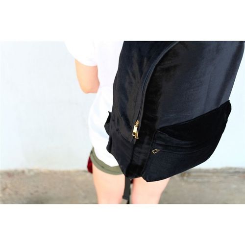 Plecak aksamitny VELVET CZERŃ na Arena.pl