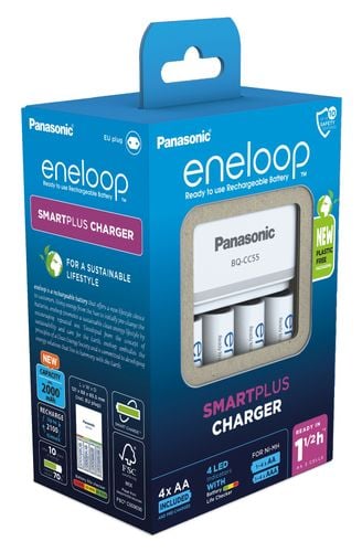Ładowarka do akumulatorów ENELOOP BQ-CC55 + 4x AA 2000mAh na Arena.pl