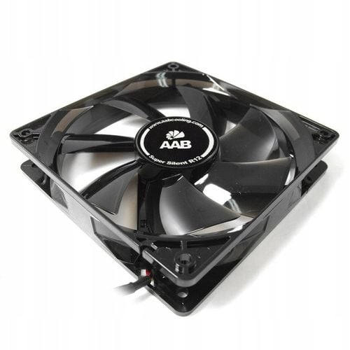 AAB SUPER SILENT R 12 CM CICHY FAN WENTYLATOR WIATRAK OBUDOWA PC 120mm 9dB na Arena.pl