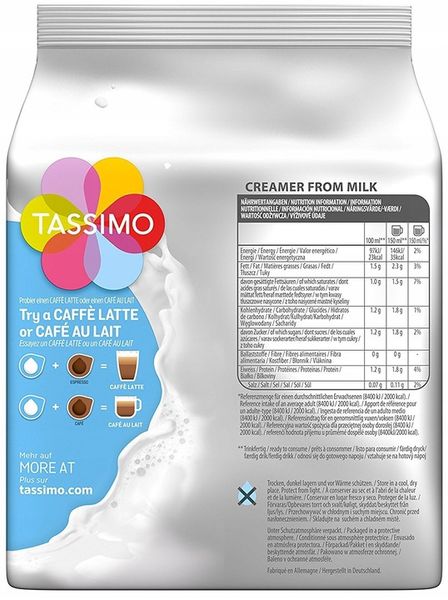 Kapsułki TASSIMO MLEKO 3 x16 kapsułek zdjęcie 11