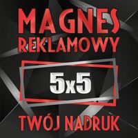 Magnesy reklamowe na samochód auto reklama magnetyczna 5x5cm
